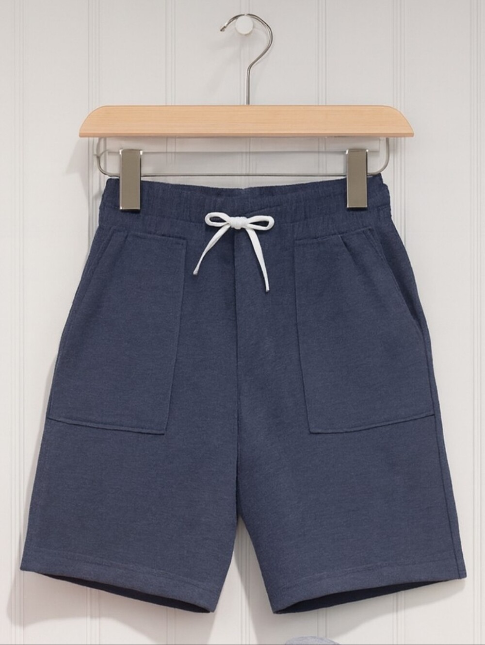 wonder nation Navy Drawstring Pocket Shorts